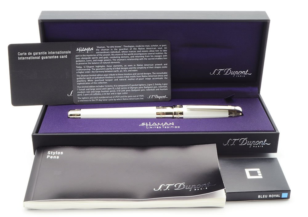 ST Dupont Olympio LE Fountain Pen (2005) - Shaman (Pearlised
